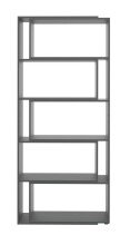 Anbauregal in Anthrazit - 150x212,8x32,8cm (BxHxT)