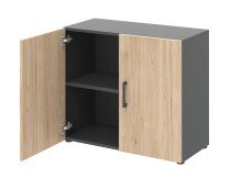 Aktenschrank in Hickory - 80x72x34,4cm (BxHxT)