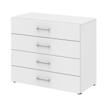 Kommode in Weiß - 80x72x34,4cm (BxHxT)