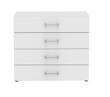 Kommode in Weiß - 80x72x34,4cm (BxHxT)
