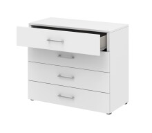 Kommode in Weiß - 80x72x34,4cm (BxHxT)