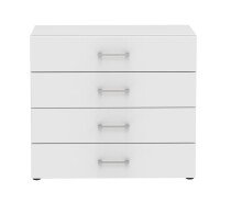 Kommode in Weiß - 80x72x34,4cm (BxHxT)