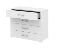 Kommode in Weiß - 80x72x34,4cm (BxHxT)