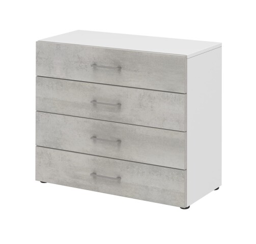 Kommode in Beton Optik - 80x72x34,4cm (BxHxT)