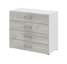 Kommode in Beton Optik - 80x72x34,4cm (BxHxT)