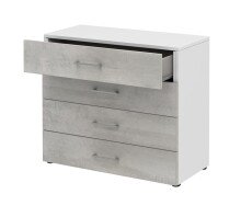 Kommode in Beton Optik - 80x72x34,4cm (BxHxT)