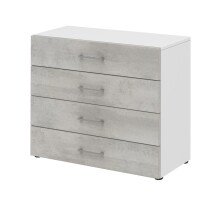 Kommode in Beton Optik - 80x72x34,4cm (BxHxT)