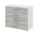Kommode in Beton Optik - 80x72x34,4cm (BxHxT)