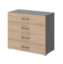 Kommode in Hickory - 80x72x34,4cm (BxHxT)