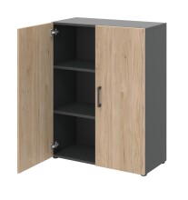 Aktenschrank in Hickory - 80x107,2x34,4cm (BxHxT)