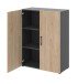 Aktenschrank in Hickory - 80x107,2x34,4cm (BxHxT)