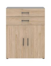 Kommode in Hickory - 80x107.2x34.4cm (BxHxT)