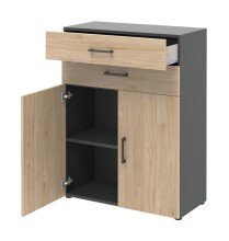 Kommode in Hickory - 80x107.2x34.4cm (BxHxT)