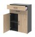 Kommode in Hickory - 80x107.2x34.4cm (BxHxT)