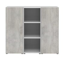 Sideboard in Beton Optik - 120x107,2x34,4cm (BxHxT)