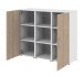 Sideboard in Sonoma Eiche - 120x107,2x34,4cm (BxHxT)
