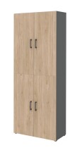 Aktenschrank in Hickory - 80x212,5x34,4cm (BxHxT)