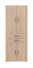 Aktenschrank in Hickory - 80x212,5x34,4cm (BxHxT)