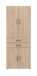 Aktenschrank in Hickory - 80x212,5x34,4cm (BxHxT)