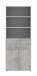 Aktenschrank in Beton Optik - 80x212,5x34,4cm (BxHxT)