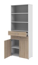 Aktenschrank in Sonoma Eiche - 80x212,5x34,4cm (BxHxT)