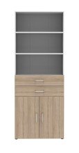Aktenschrank in Sonoma Eiche - 80x212,5x34,4cm (BxHxT)