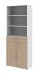 Aktenschrank in Sonoma Eiche - 80x212,5x34,4cm (BxHxT)