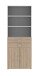 Aktenschrank in Sonoma Eiche - 80x212,5x34,4cm (BxHxT)