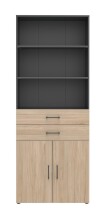 Aktenschrank in Hickory - 80x212,5x34,4cm (BxHxT)