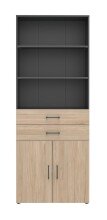 Aktenschrank in Hickory - 80x212,5x34,4cm (BxHxT)