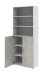 Aktenschrank in Beton Optik - 80x212,5x34,4cm (BxHxT)