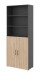 Aktenschrank in Hickory - 80x212,5x34,4cm (BxHxT)