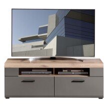 TV-Board >Kathlin< in Basalt aus Metall -...