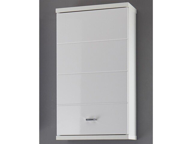 Hängeschrank >Peter< in Weiß aus MDF - 38x71x23cm (BxHxT)
