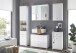 Hängeschrank >Peter< in Weiß aus MDF - 38x71x23cm (BxHxT)