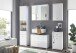 Hängeschrank >Peter< in Weiß aus MDF - 38x71x23cm (BxHxT)