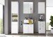 Hängeschrank >Peter< in Weiß aus MDF - 38x71x23cm (BxHxT)