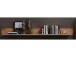 Wandboard >Kathlin< in Eiche Altholz Nachbildung - 180x18x22cm (BxHxT)
