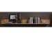 Wandboard >Kathlin< in Eiche Altholz Nachbildung - 180x18x22cm (BxHxT)