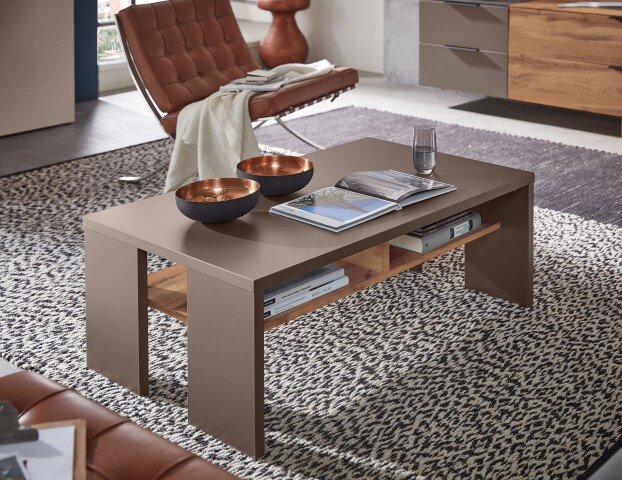 Couchtisch >Kathlin< in Basalt - 110x40x65cm (BxHxT)