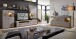 Couchtisch >Kathlin< in Basalt - 110x40x65cm (BxHxT)