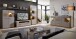 Couchtisch >Kathlin< in Basalt - 110x40x65cm (BxHxT)