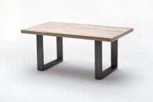 Esstisch >CASTELLO< in Zerreiche aus Echtholz massiv - 180x76x100cm (BxHxT)