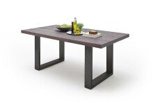 Esstisch >CASTELLO< in Zerreiche aus Echtholz massiv - 200x76x100cm (BxHxT)