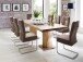 Esstisch >MANCHESTER< in Eiche aus Echtholz massiv - 180x76x90cm (BxHxT)