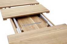 Esstisch >MANAGUA, MENDOZA< in Eiche Bianco - 140x78x90 (BxHxT)