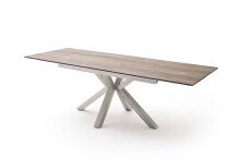 Esstisch >NAGANO< in Anthrazit aus Glas-Keramik -...