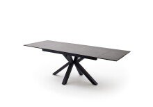Esstisch >NAGANO< in Anthrazit aus Glas-Keramik -...