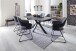 Esstisch >NAGANO< in Anthrazit aus Glas-Keramik - 160x76x90cm (BxHxT)