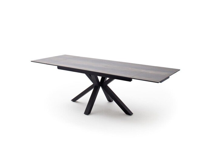 Esstisch >NAGANO< in barrique aus Glas-Keramik - 160x76x90cm (BxHxT)